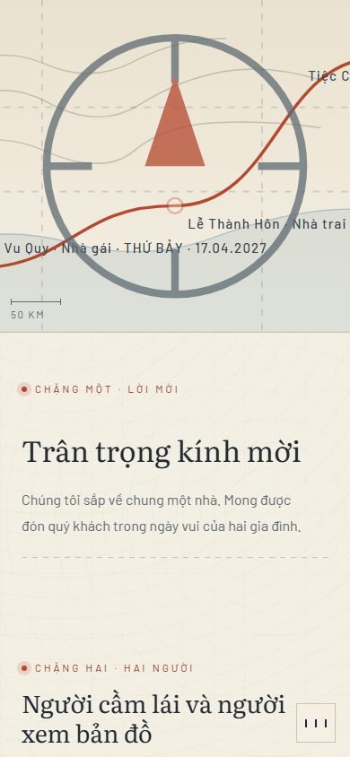 Mẫu thiệp Đường Về