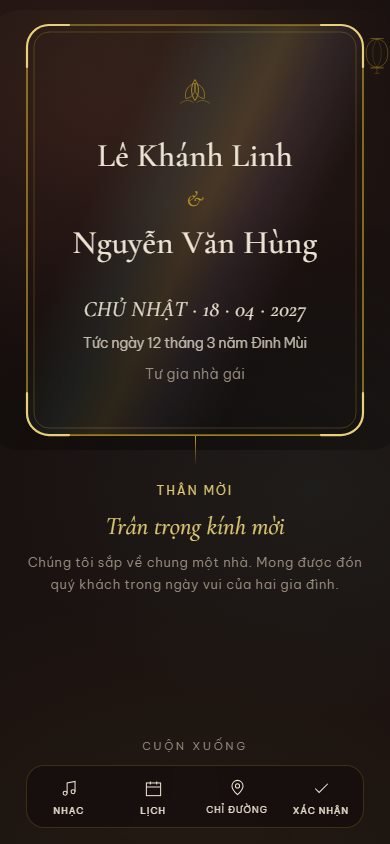Mẫu thiệp Lửa và Sen