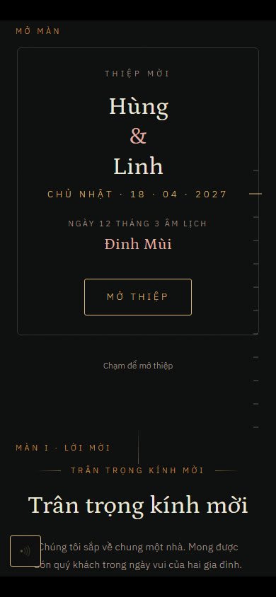 Mẫu thiệp Mãn