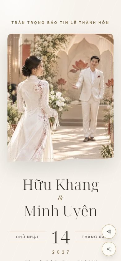 Mẫu thiệp Tà Áo
