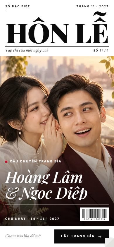 Mẫu thiệp Tạp Chí