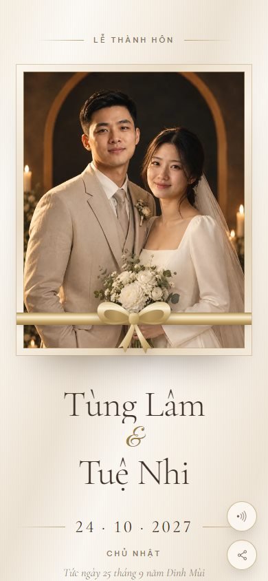 Mẫu thiệp Tơ Tằm