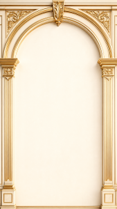 Golden Architecture — nền vòm kiến trúc vàng